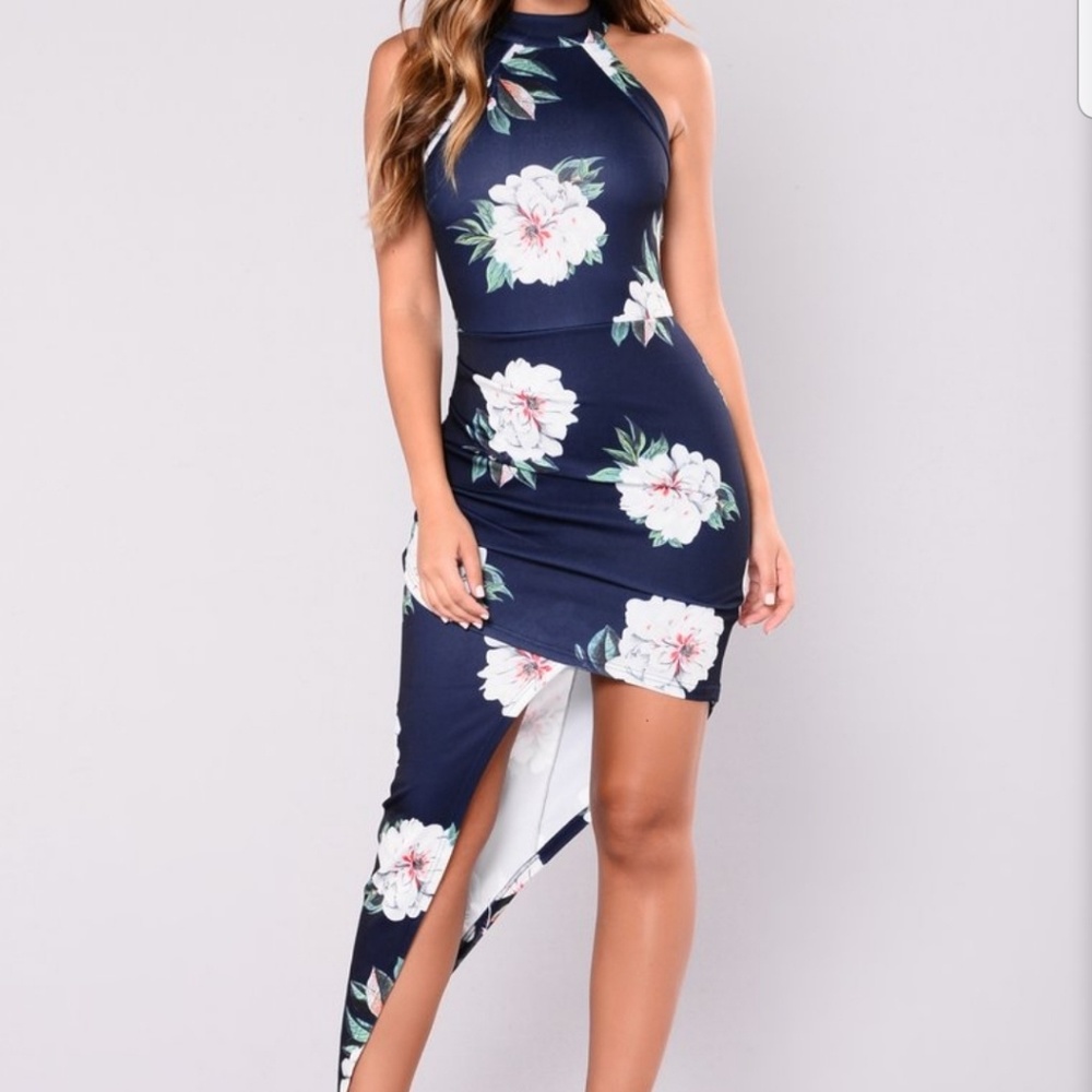 Floral print dress